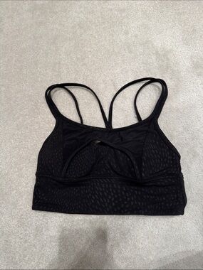 lululemon athletica Black Strappy Low-Impact Sports Bra